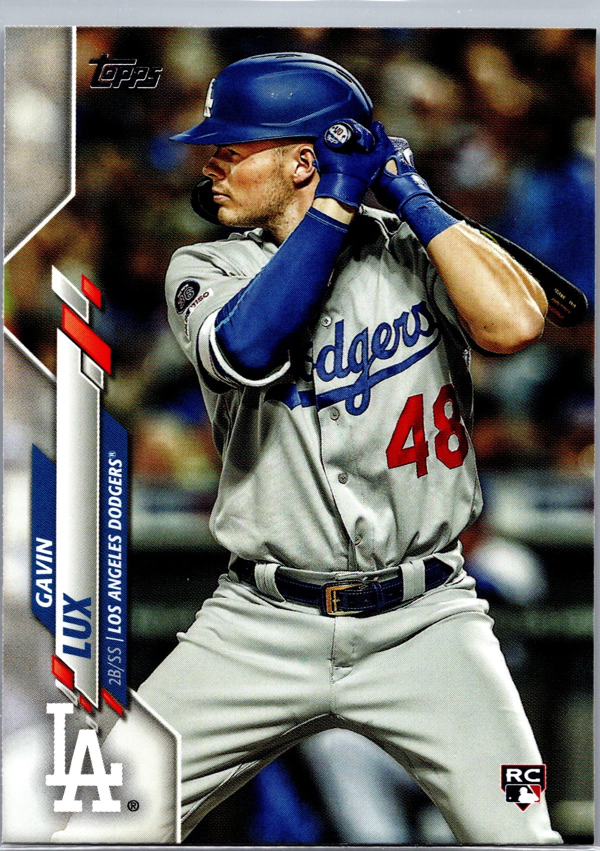 2020 Topps #292 Gavin Lux Factory Set Bonus: Rookie Image Variation