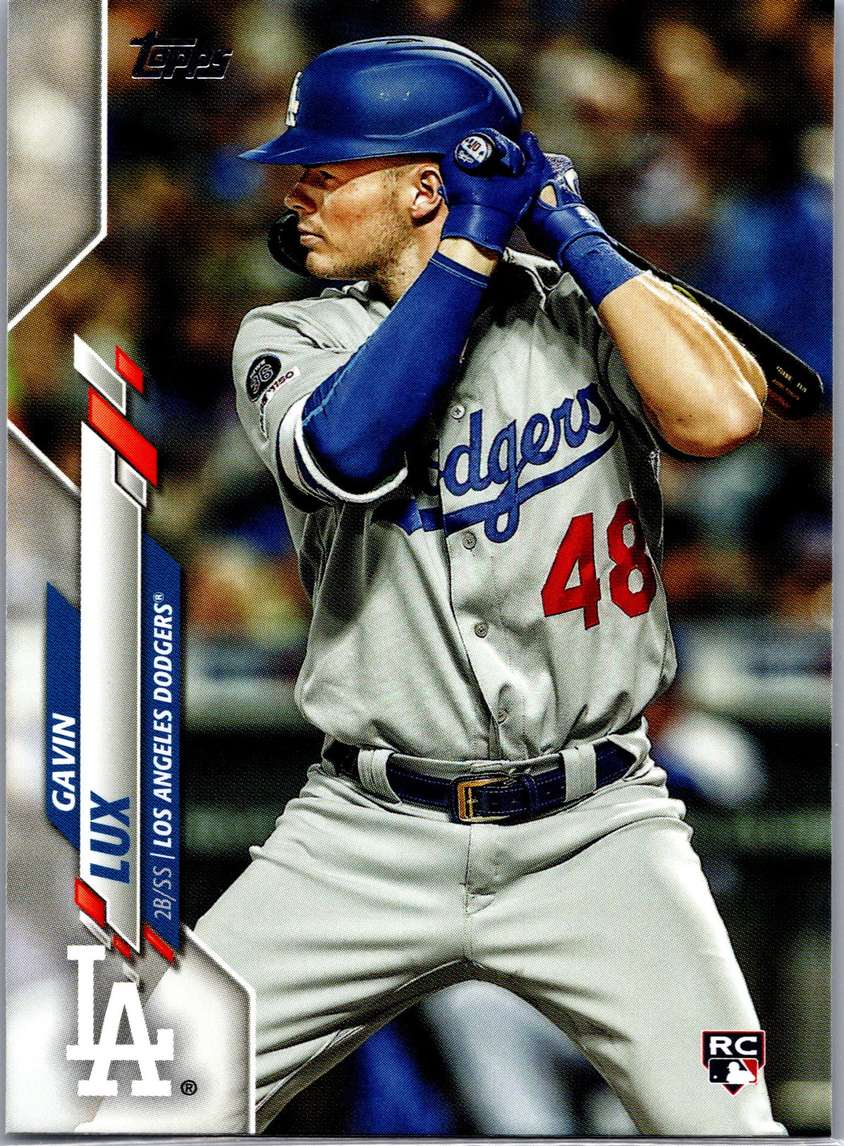 2020 Topps #292 Gavin Lux Factory Set Bonus: Rookie Image Variation
