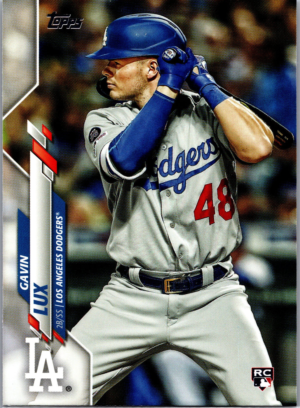 2020 Topps #292 Gavin Lux Factory Set Bonus: Rookie Image Variation