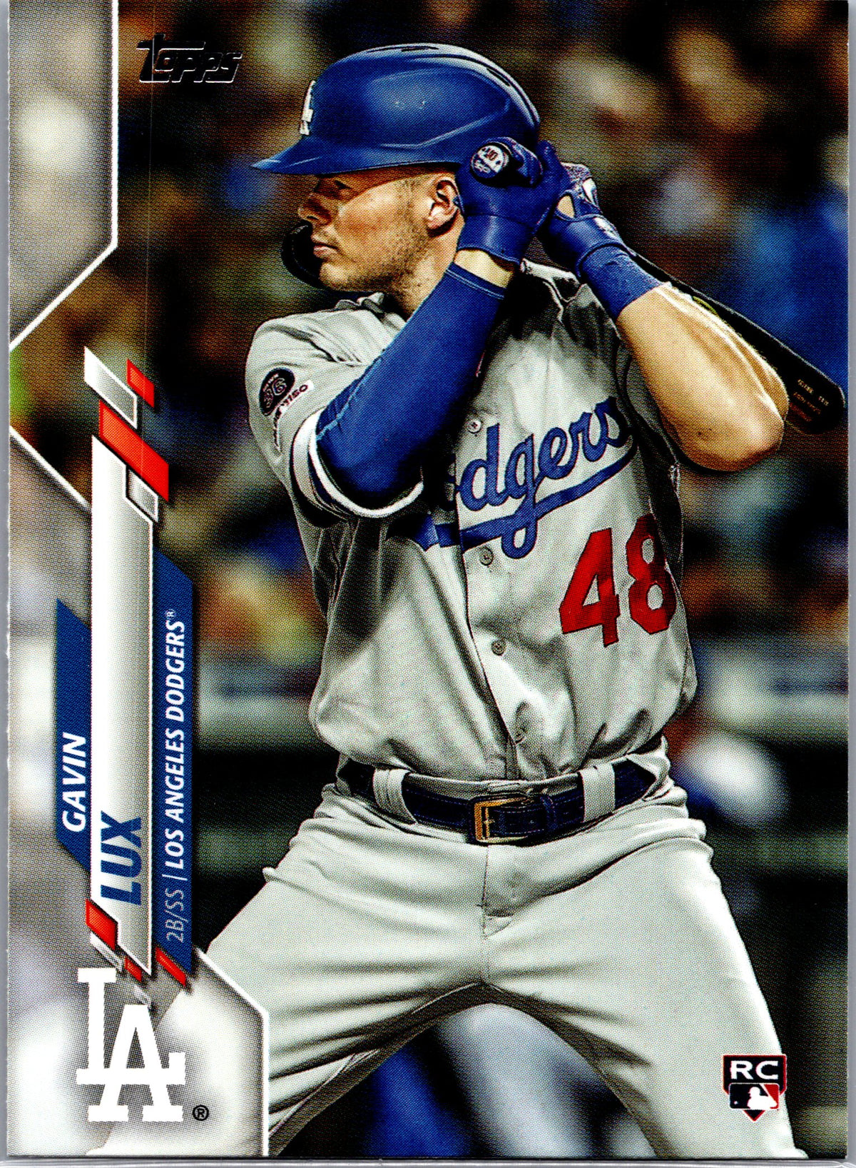 2020 Topps #292 Gavin Lux Factory Set Bonus: Rookie Image Variation