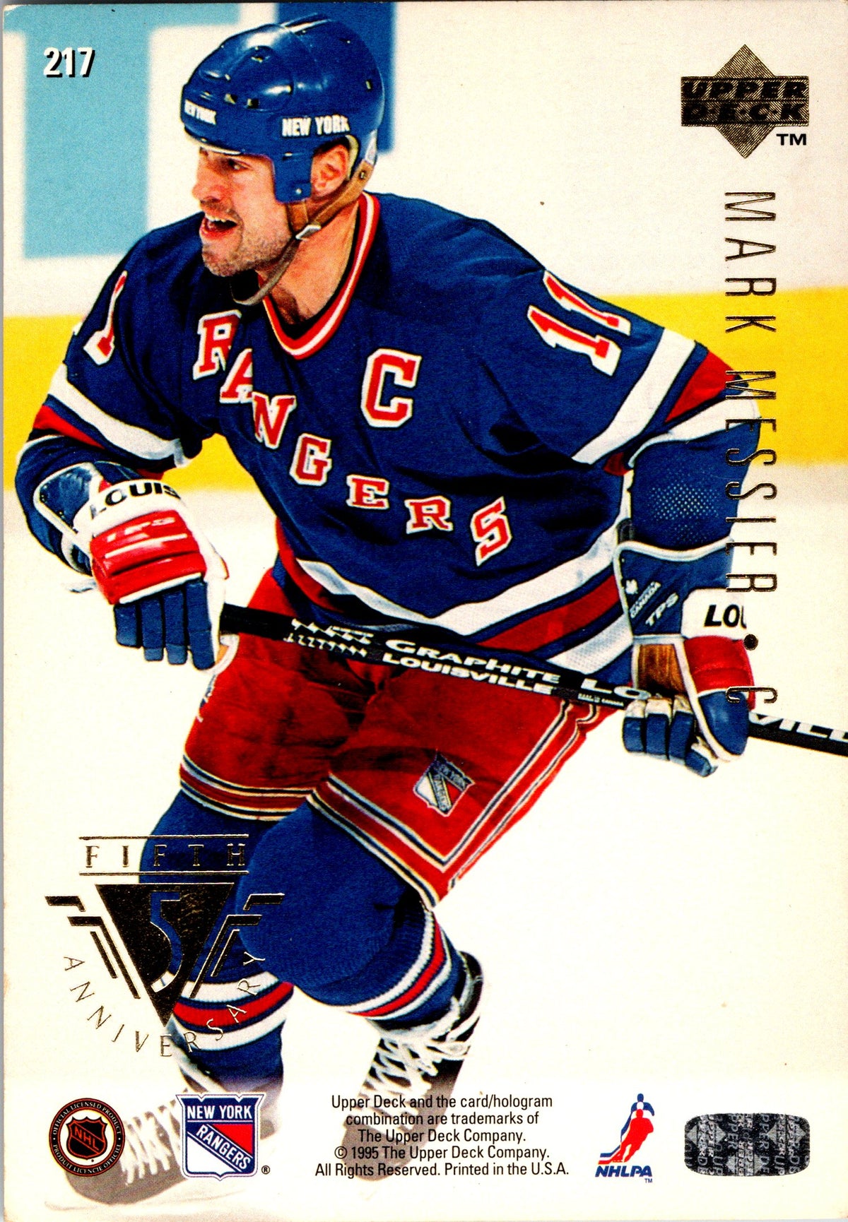 1990-91 Upper Deck #44b Mark Messier