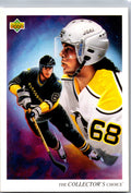 1992-93 Upper Deck #16b Jaromir Jagr Upper Deck Text and Logo Hologram