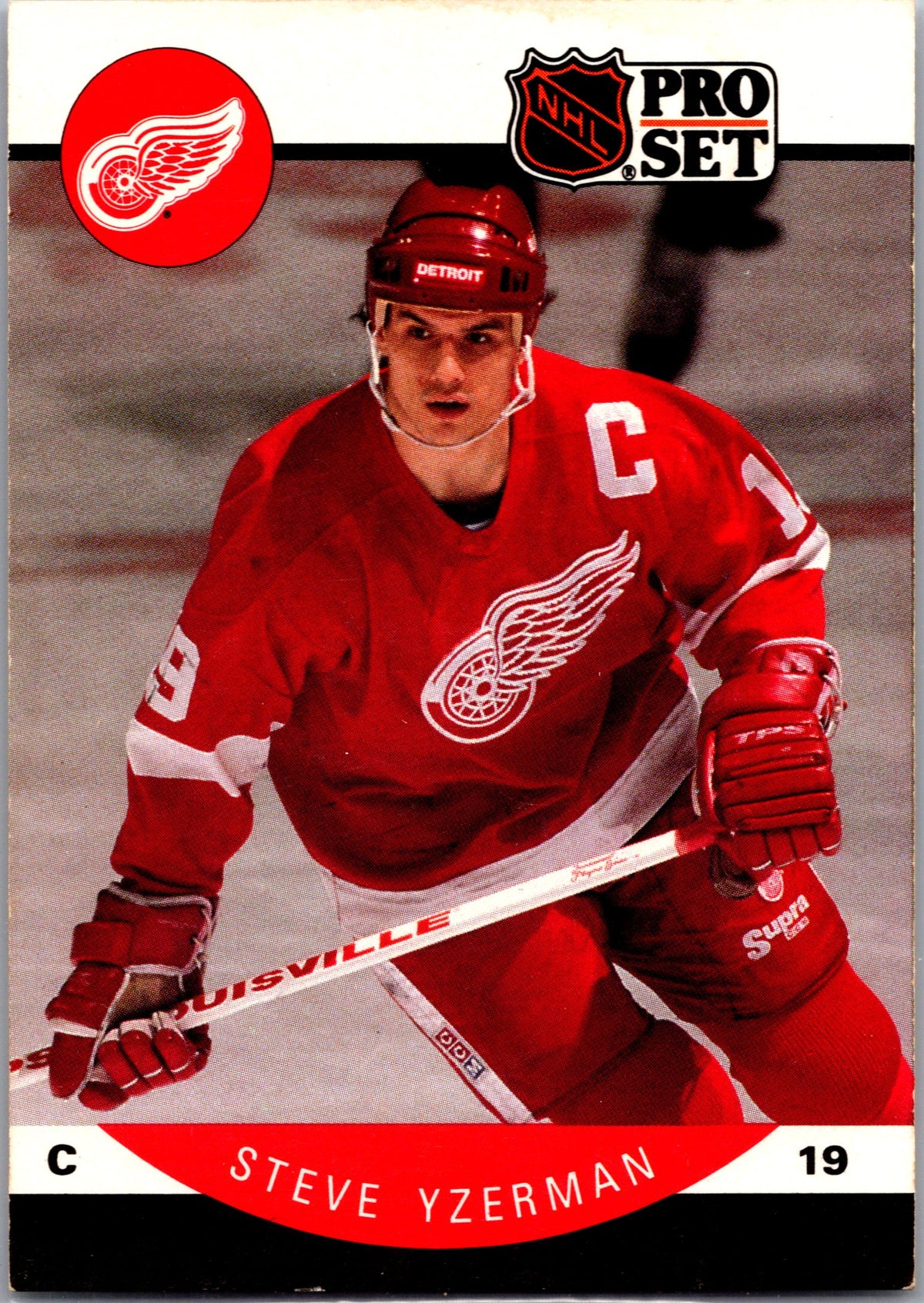 1990-91 Pro Set #79 Steve Yzerman