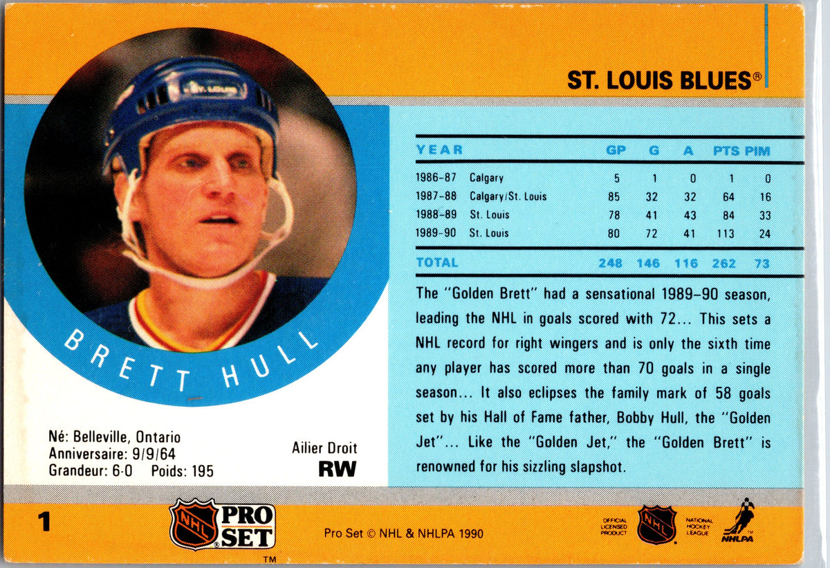 1990-91 Pro Set #263 Brett Hull