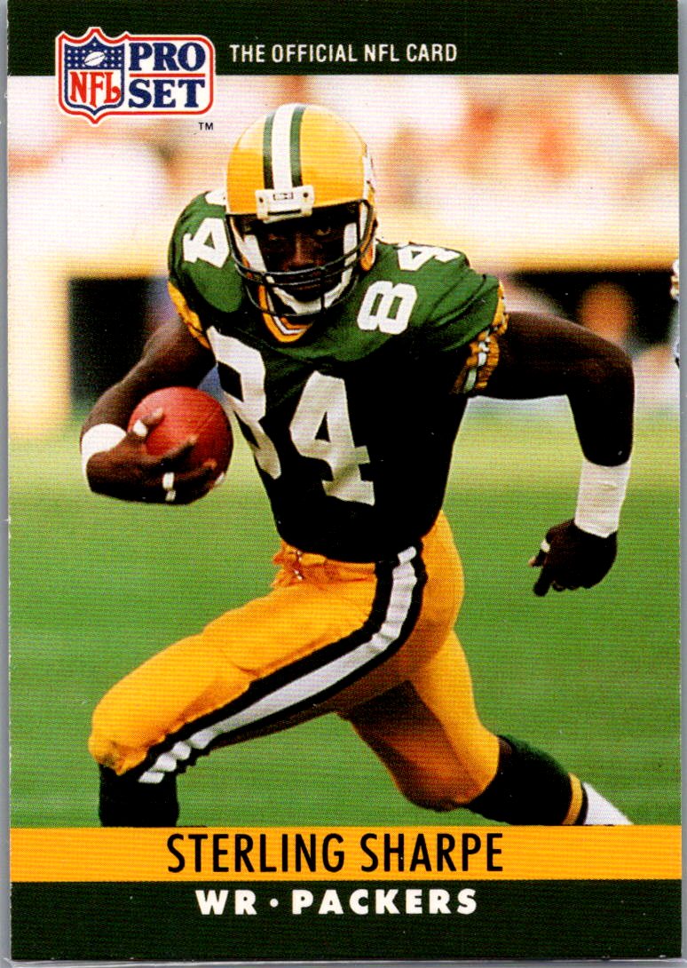 1990 Pro Set #114a Sterling Sharpe