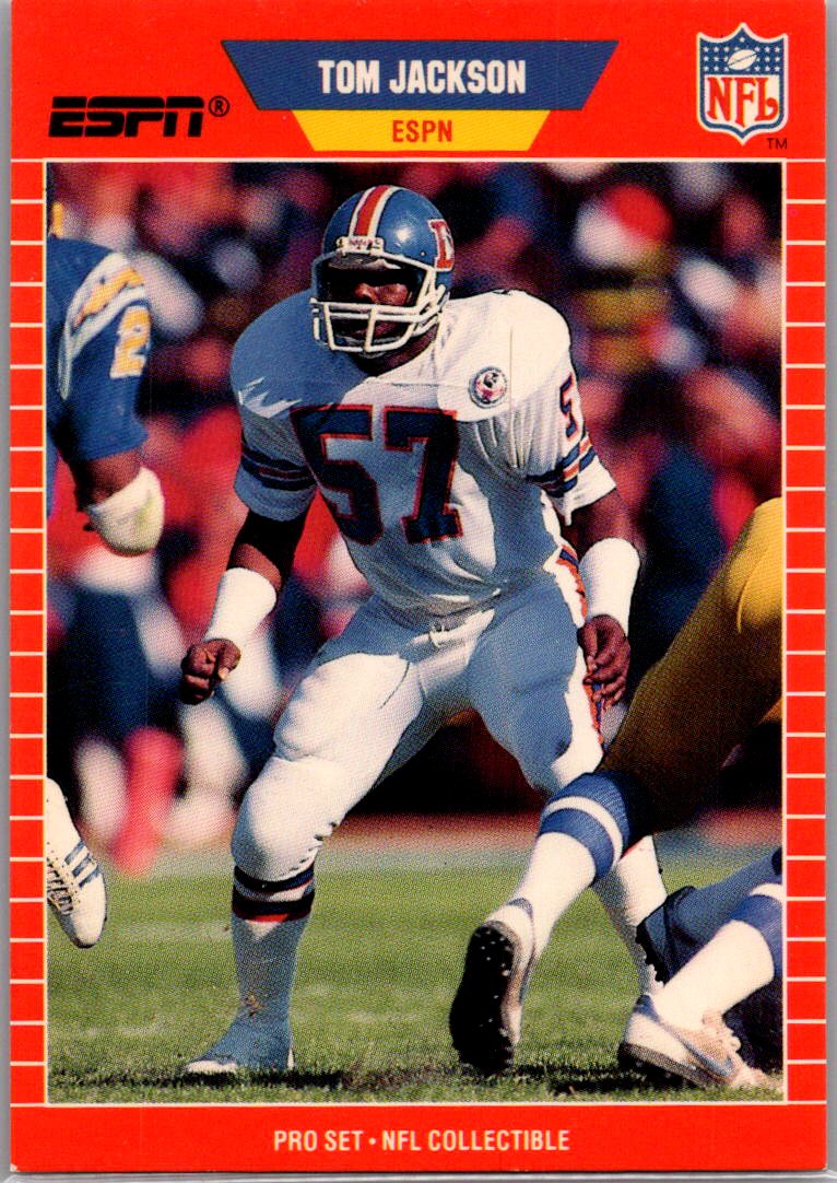1989 Pro Set #6 Tom Jackson Announcer Collectibles