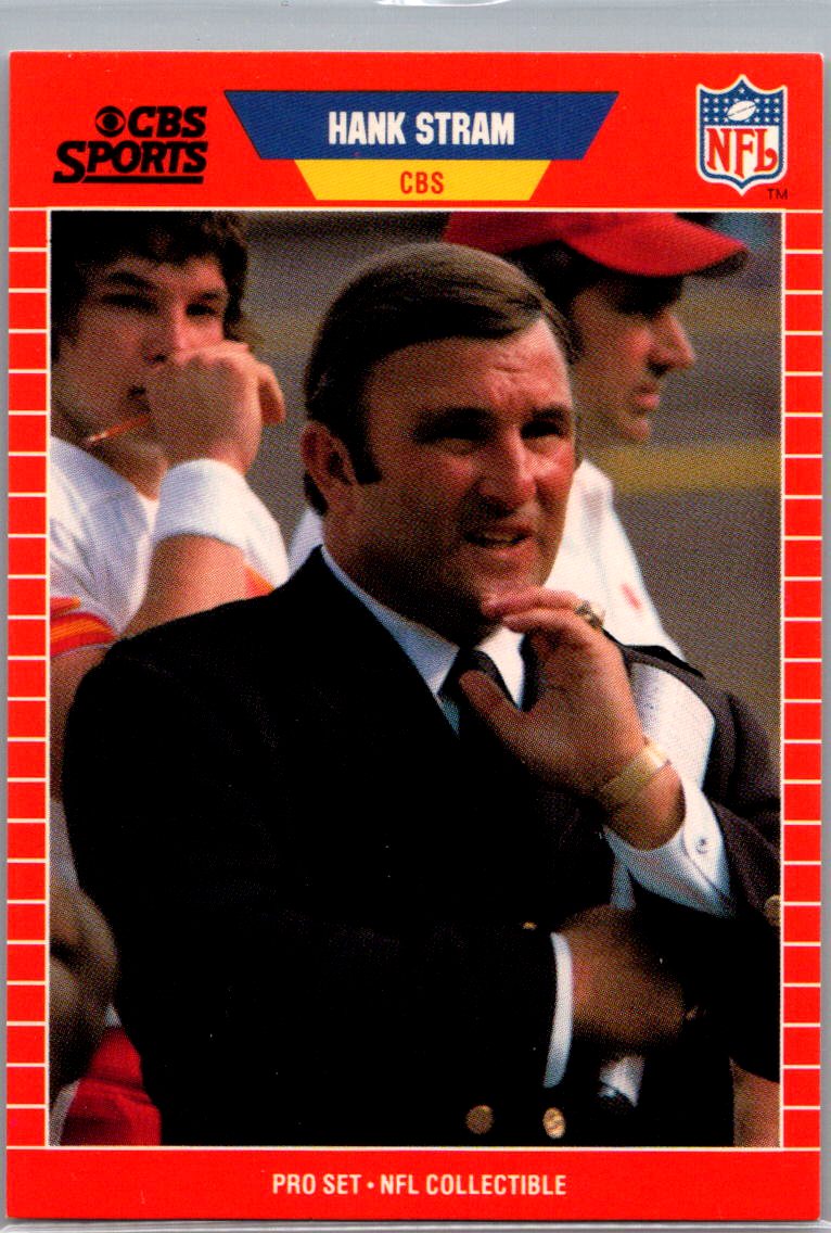 1989 Pro Set #20 Hank Stram Announcer Collectibles