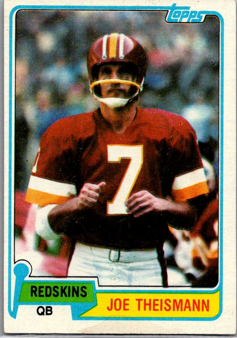 1981 Topps #165 Joe Theismann