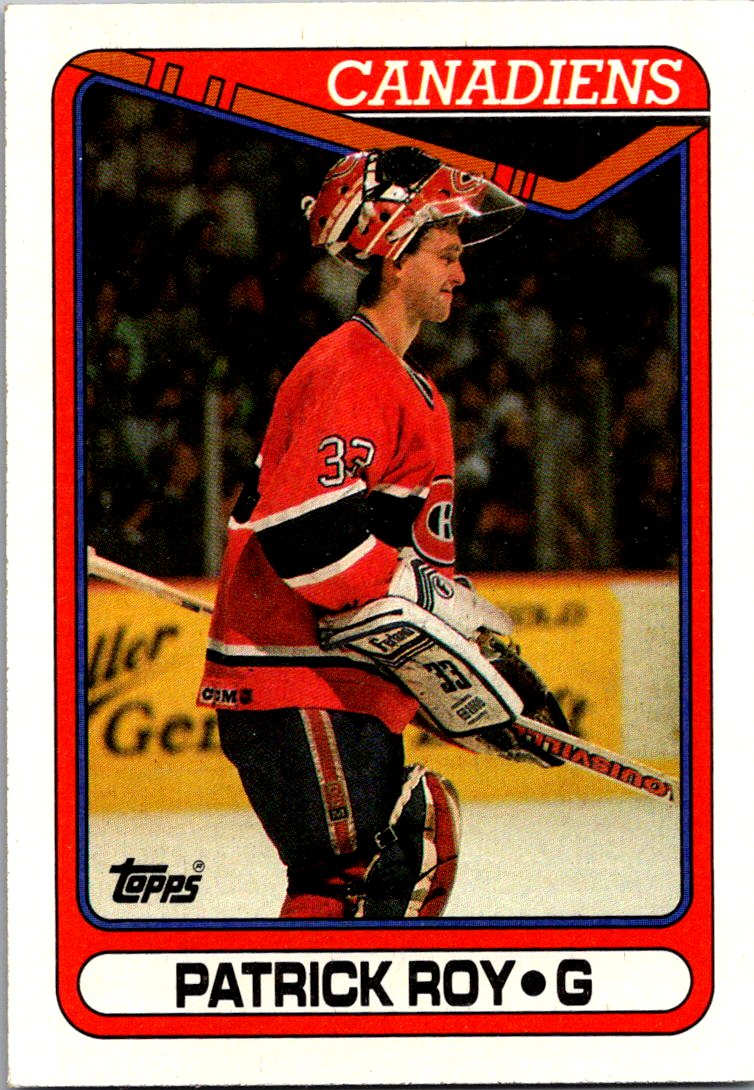 1990-91 Topps #219b Patrick Roy