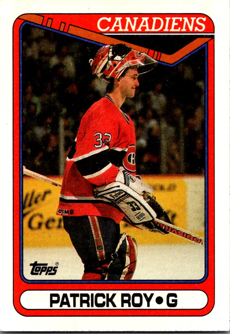1990-91 Topps #219b Patrick Roy