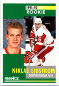 1991-92 Pinnacle #320 Nicklas Lidstrom