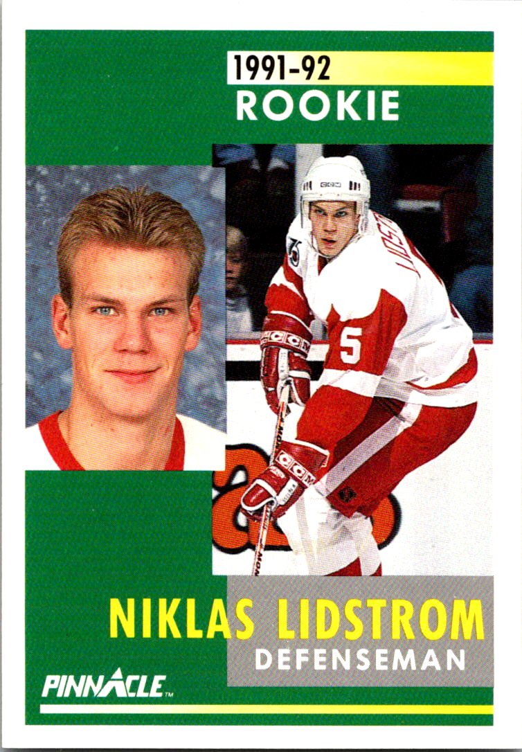 1991-92 Pinnacle #320 Nicklas Lidstrom