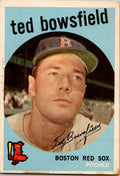 1959 Topps #236b Ted Bowsfield : Gray/darker back
