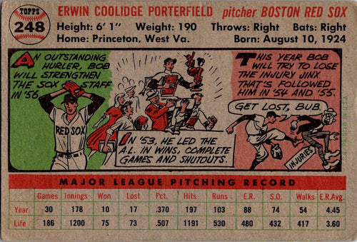 1956 Topps #248 Bob Porterfield