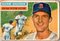 1956 Topps #89a Norm Zauchin : White Back