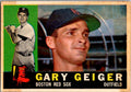 1960 Topps #184 Gary Geiger