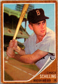 1962 Topps #345 Chuck Schilling