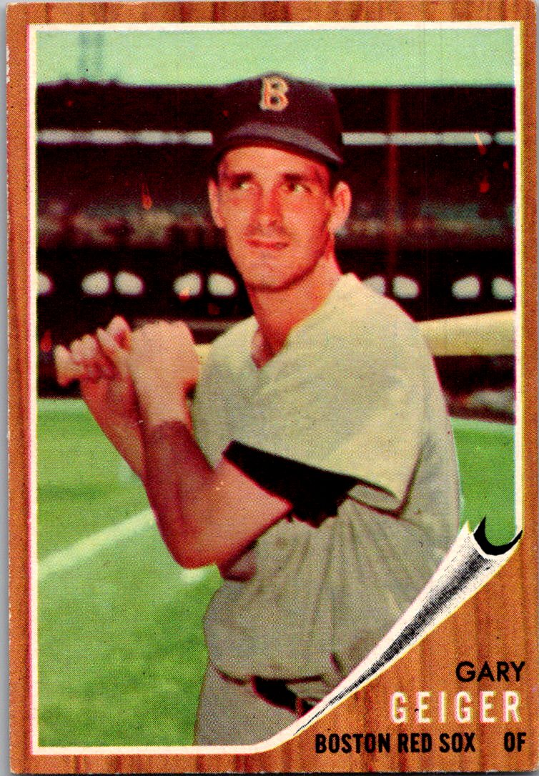 1962 Topps #117b Gary Geiger : Green Tint
