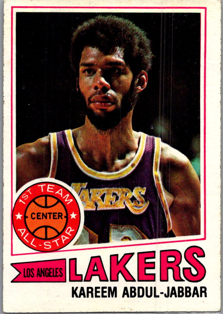 1977-78 Topps #1 Kareem Abdul-Jabbar