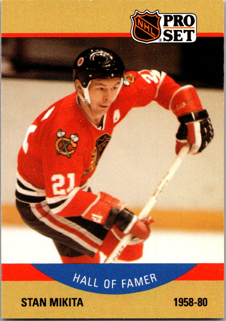1990-91 Pro Set #405 Stan Mikita
