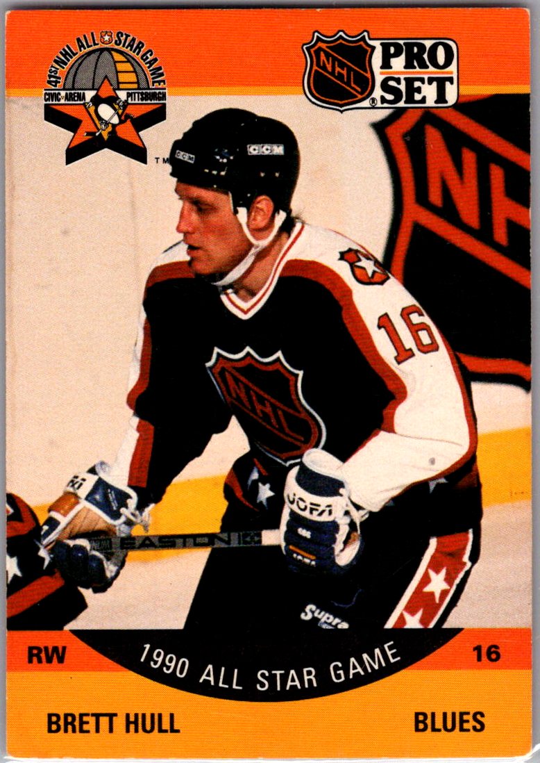 1990-91 Pro Set #342 Brett Hull