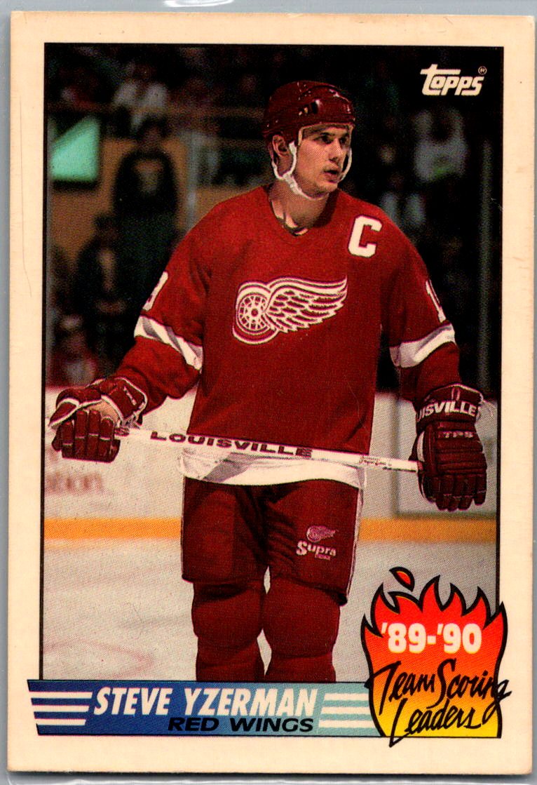 1990-91 Topps #19 Steve Yzerman Team Scoring Leaders
