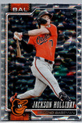 2026 Topps #92 Jackson Holliday Silver Crackle Foil