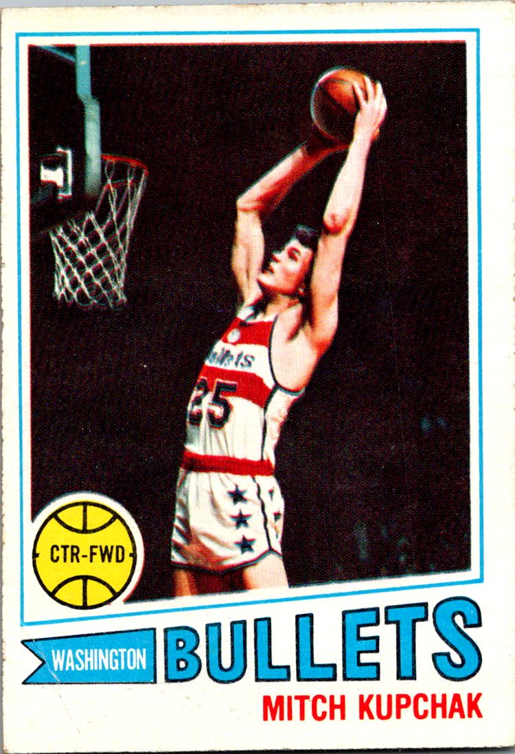 1977-78 Topps #128 Mitch Kupchak White Backs