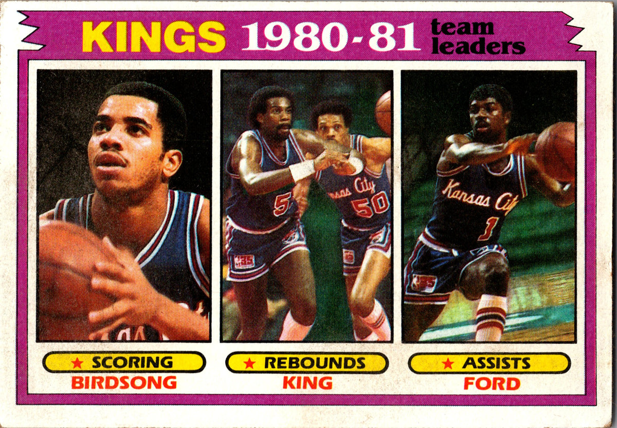 1981-82 Topps #54 Otis Birdsong / Reggie King / Phil Ford