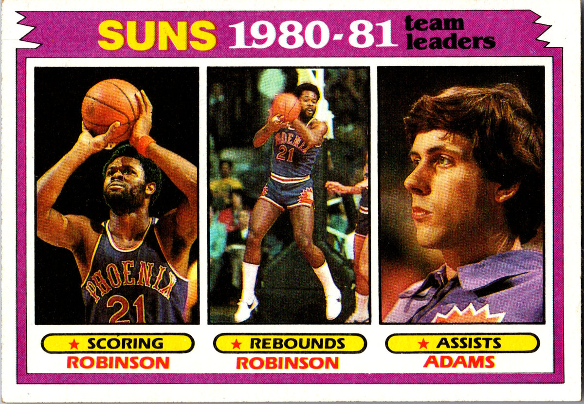 1981-82 Topps #60 Leonard Robinson / Alvan Adams