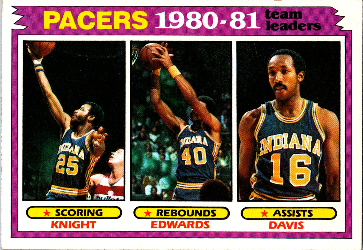 1981-82 Topps #53 Billy Knight / James Edwards / Johnny Davis