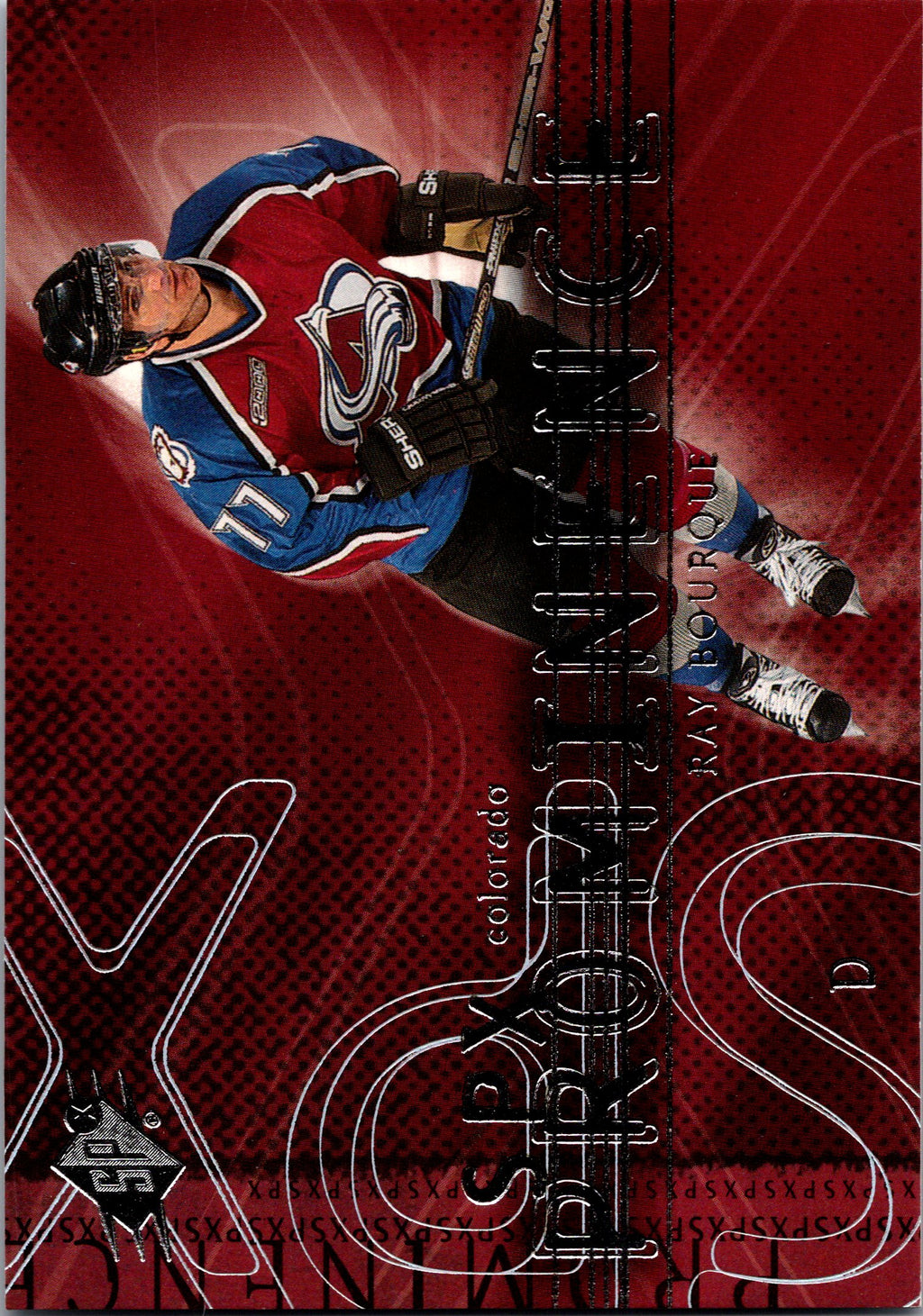 RAY BOURQUE 00-01 SPX HOCKEY PROMINENCE CARD # 84