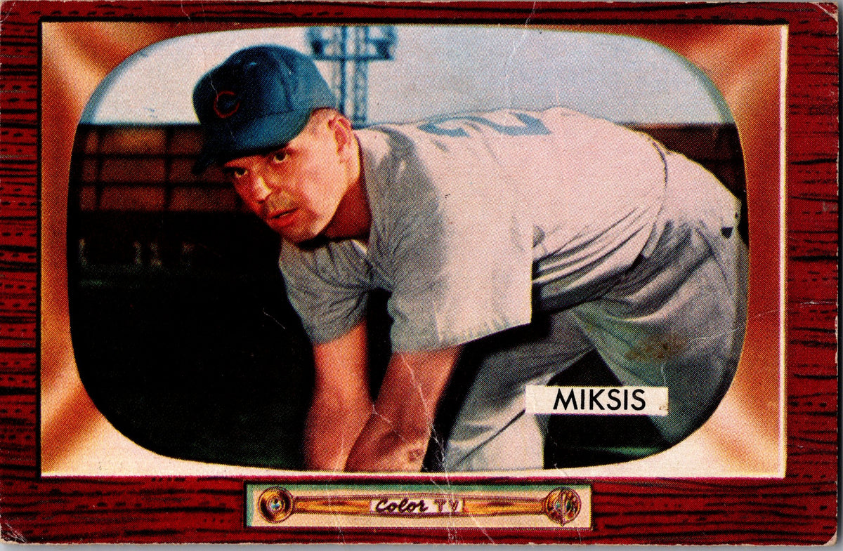 1955 Bowman #181 Eddie Miksis