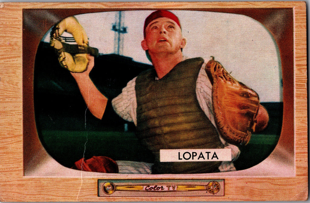 1955 Bowman #18 Stan Lopata