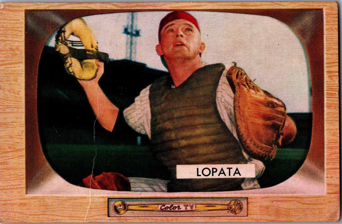 1955 Bowman #18 Stan Lopata