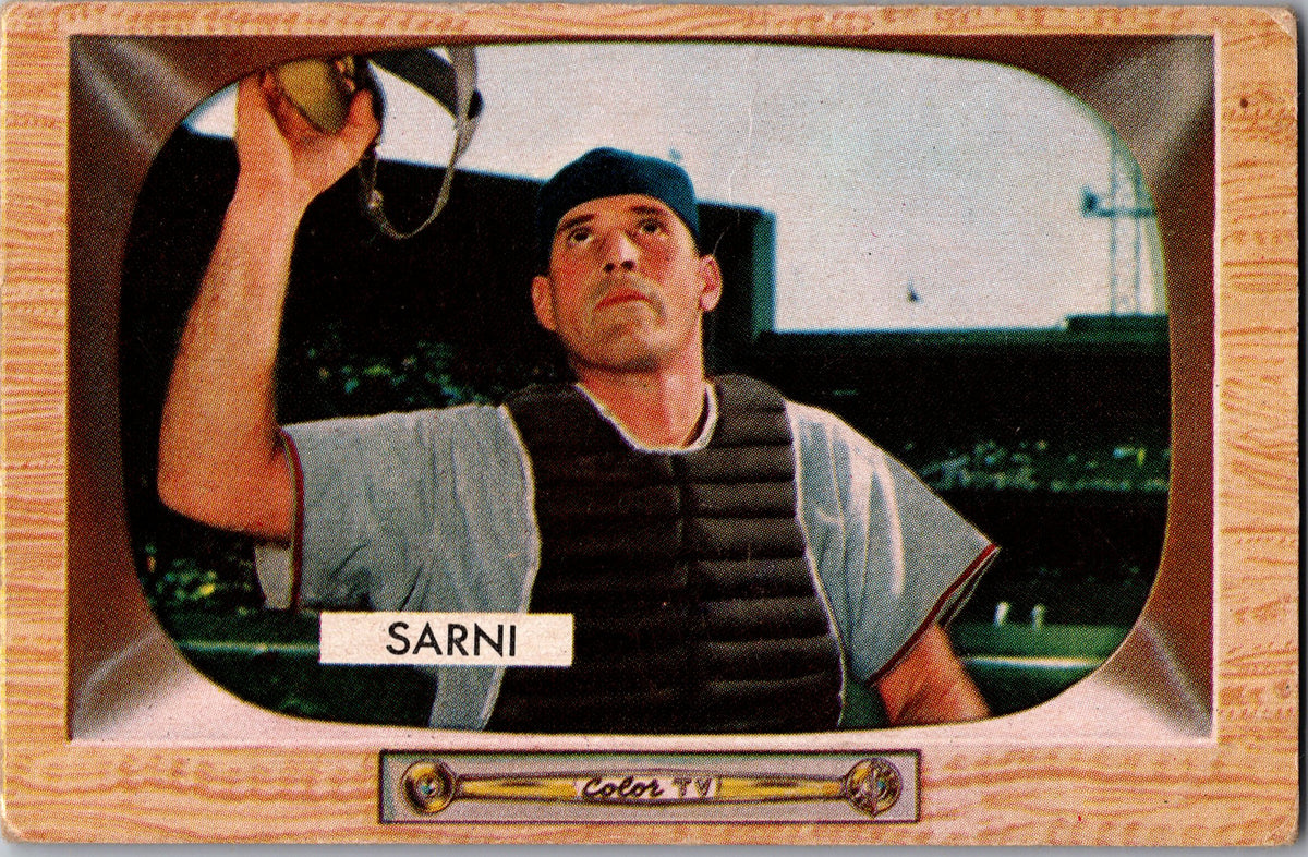 1955 Bowman #30 Bill Sarni