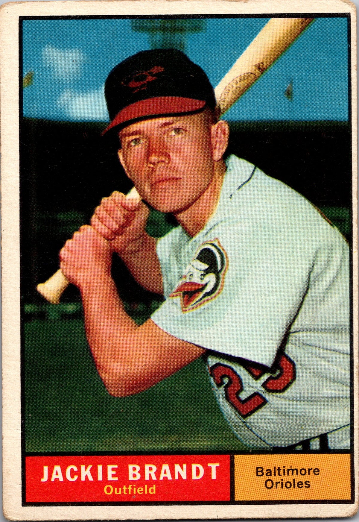 1961 Topps #515 Jackie Brandt