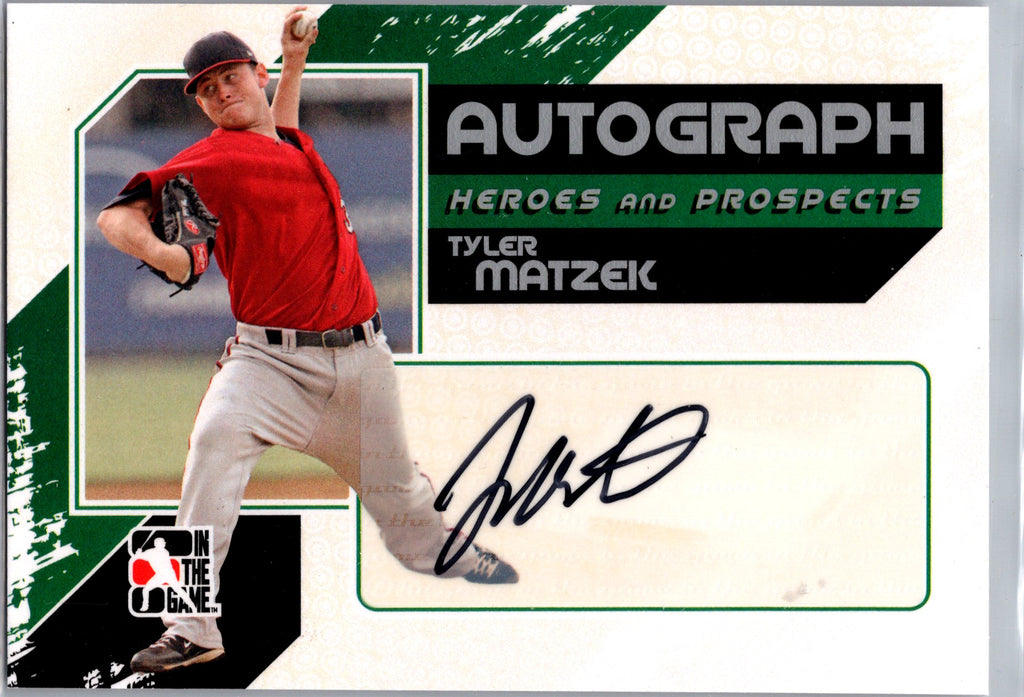 2011 In The Game Heroes & Prospects - Full Autographs Silver #A-TM Tyler Matzek