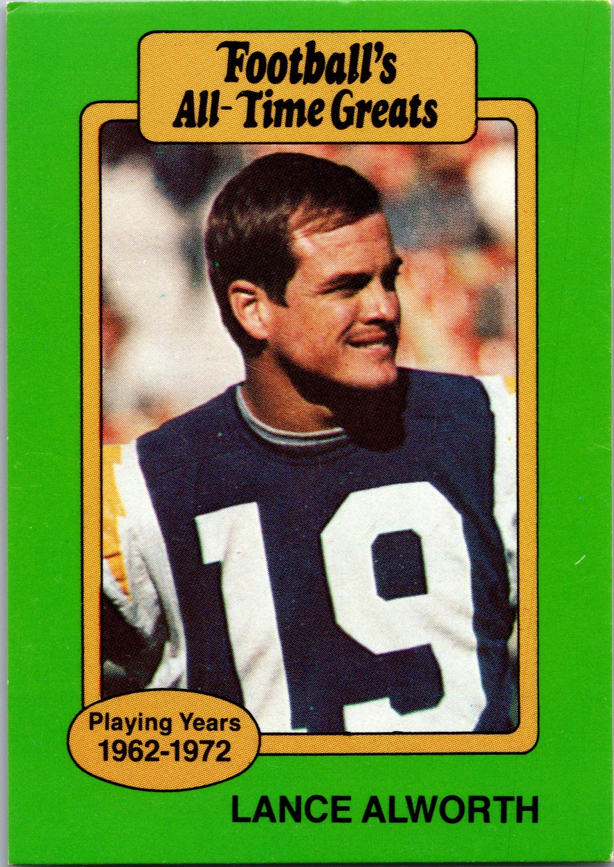 1987 Hygrade Football's All-Time Greats #NNO Lance Alworth