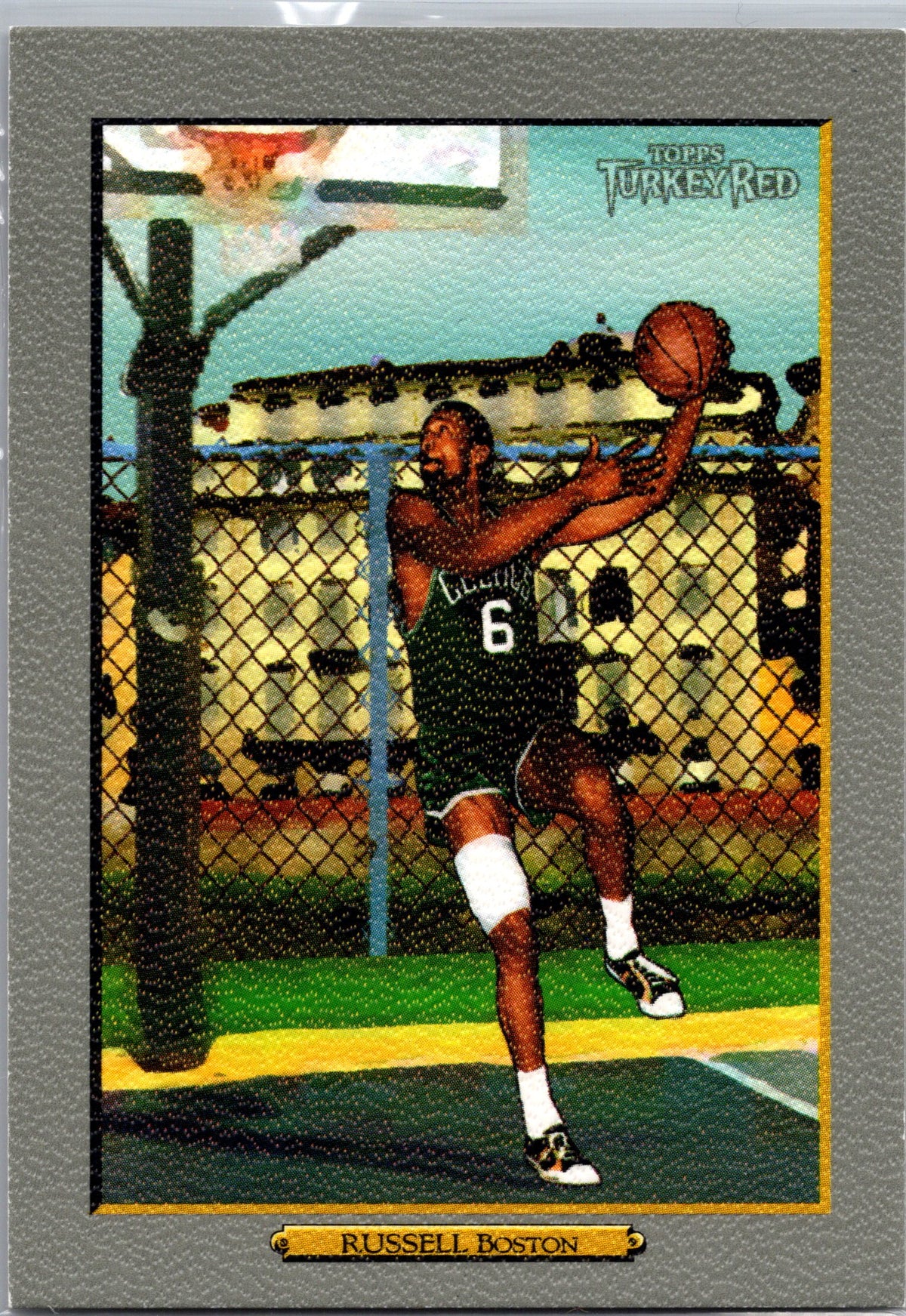2006-07 Topps Turkey Red #235 Bill Russell Black