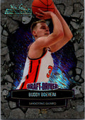2021-22 Wild Card #DD-6 Buddy Boeheim Draft-Driven Purple Holo-Lux #/25