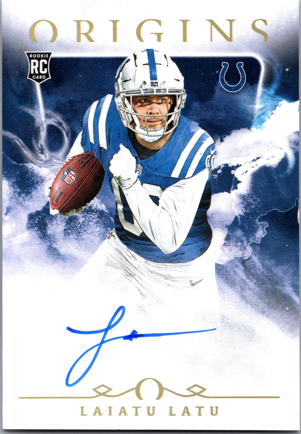 2024 Panini Origins #RAU-LLA Laiatu Latu Rookie Autographs