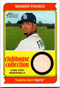 2023 Topps Heritage #CCR-WF Wander Franco Clubhouse Collection Relics