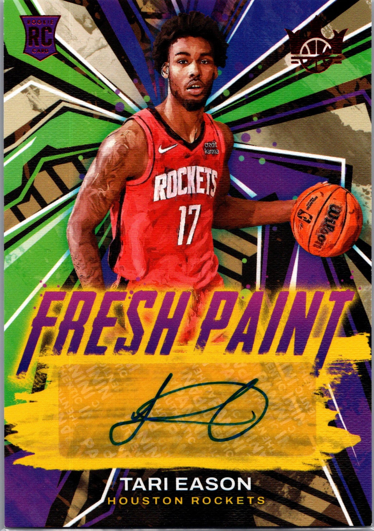 2022-23 Panini Court Kings #FP-TEH Tari Eason Fresh Paint #/199