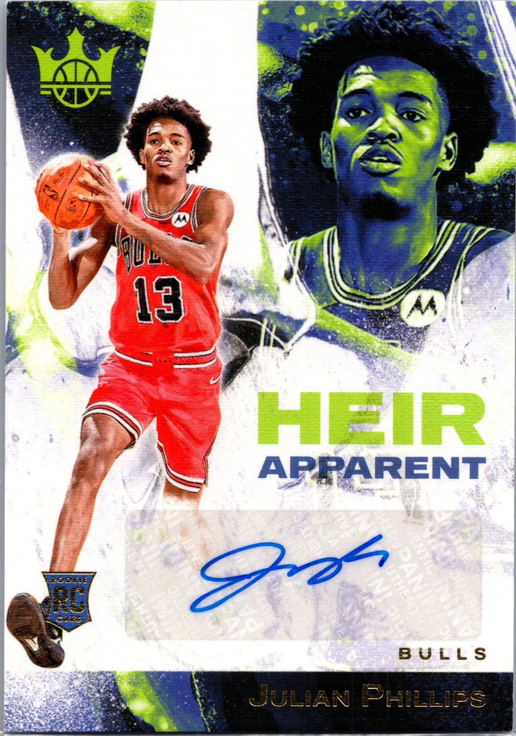2023-24 Panini Court Kings #HA-JPB Julian Phillips Heir Apparent #/125