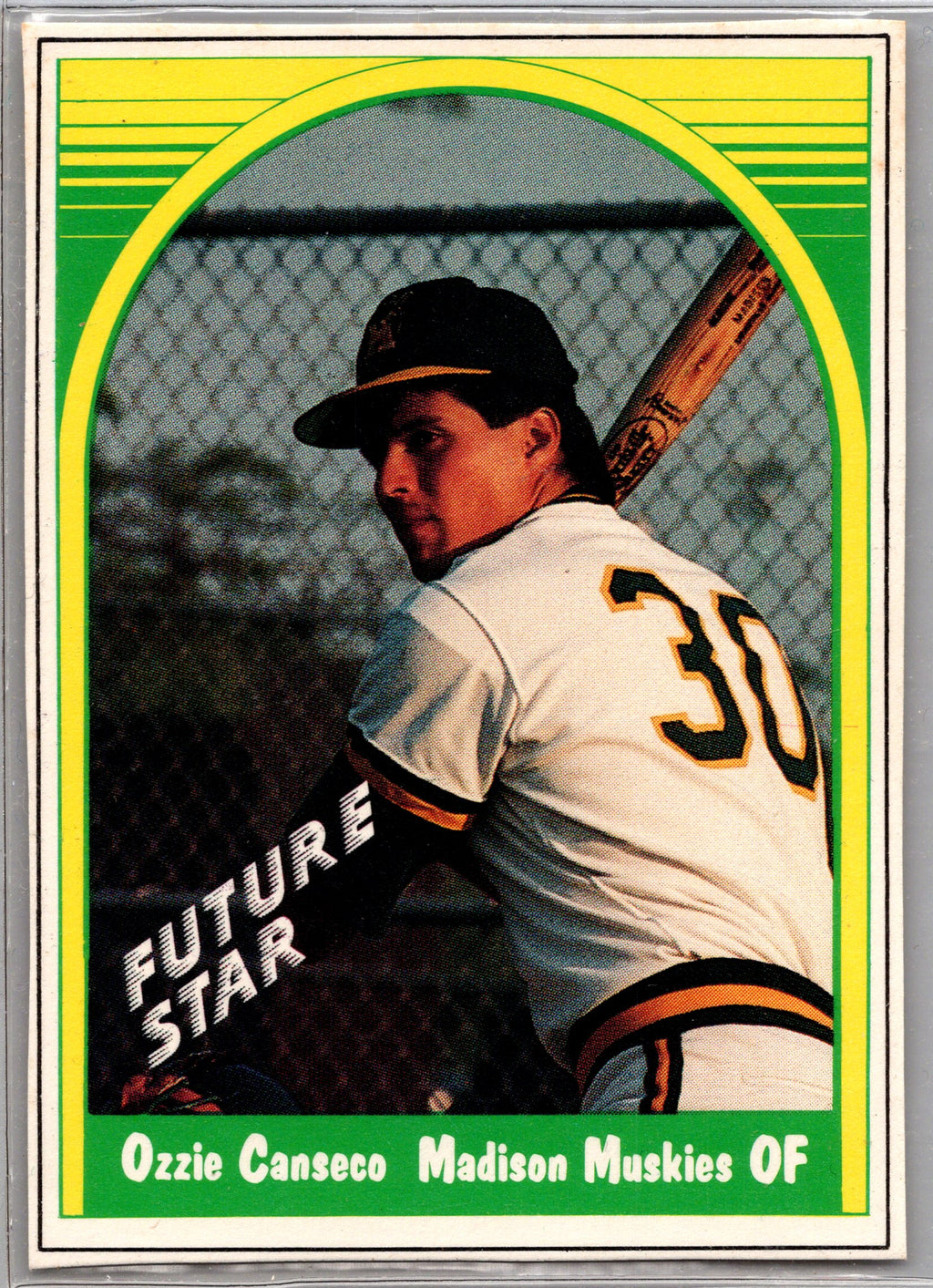 1987 Baseball Cards Magazine Repli-Cards #NNO Ozzie Canseco