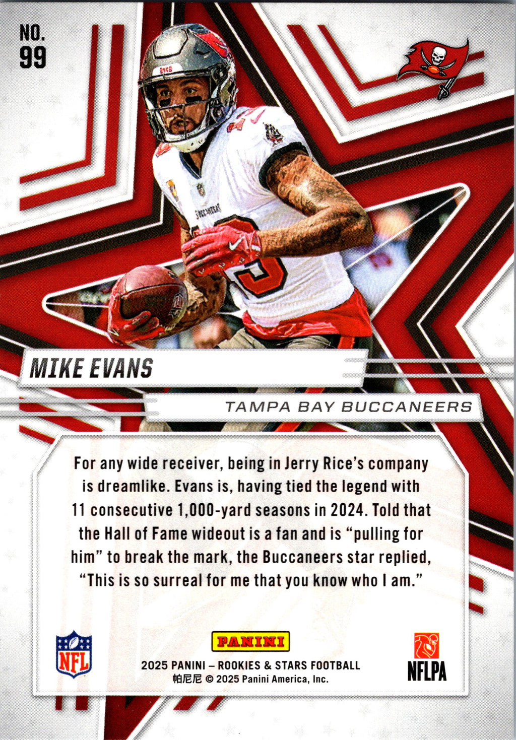 2025 Panini Rookies & Stars #99 Mike Evans