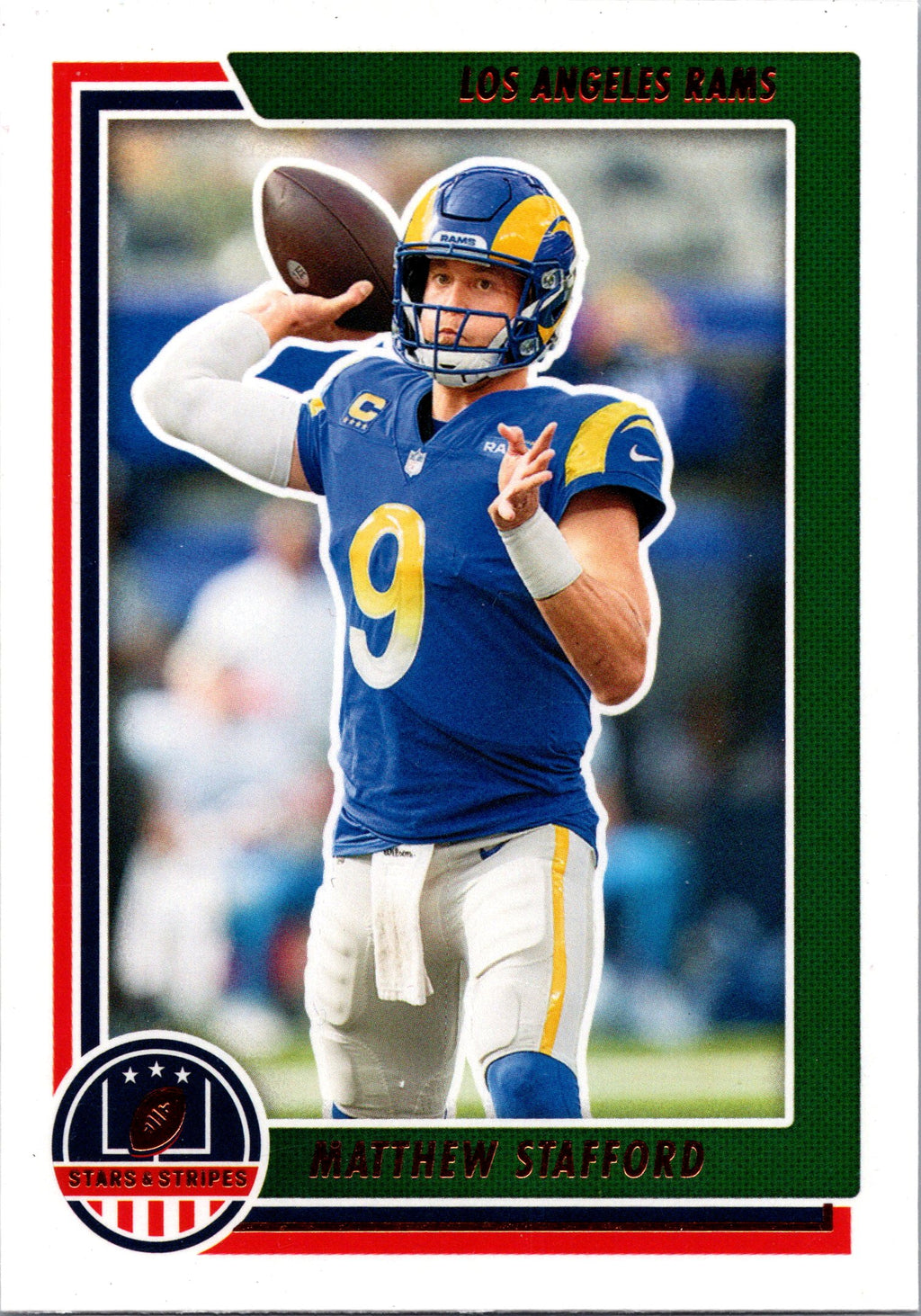 2021 Panini Chronicles #STS-MST Matthew Stafford Stars and Stripes