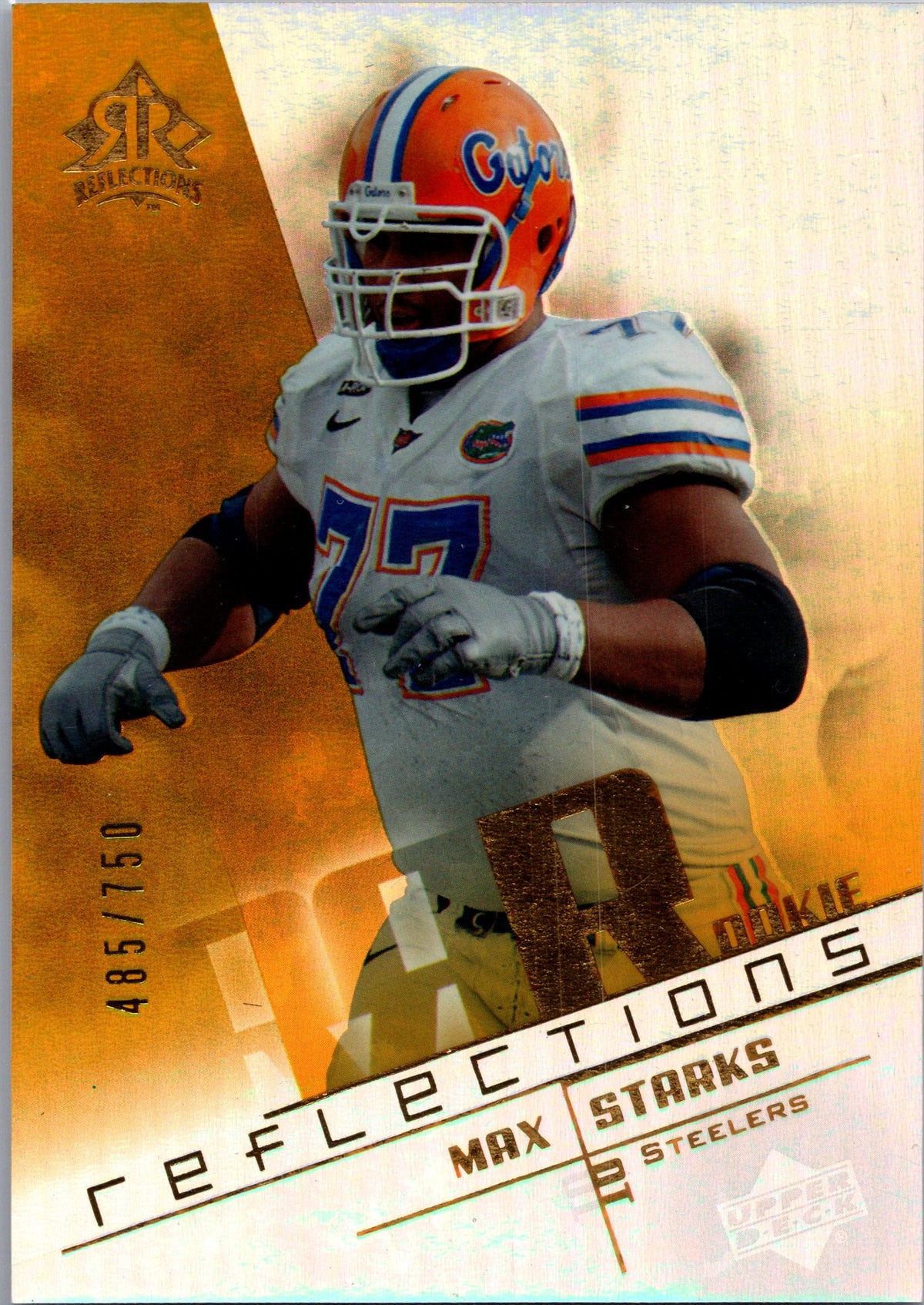 2004 Upper Deck Reflections #142 Max Starks #/750