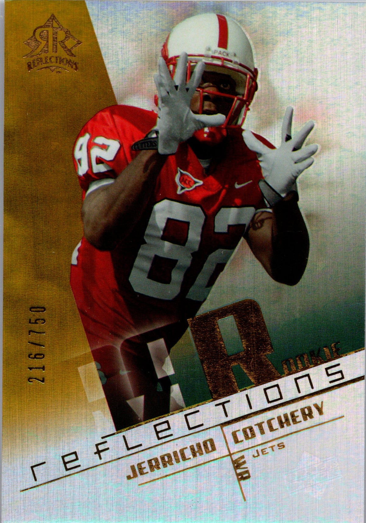 2004 Upper Deck Reflections #135 Jerricho Cotchery #/750